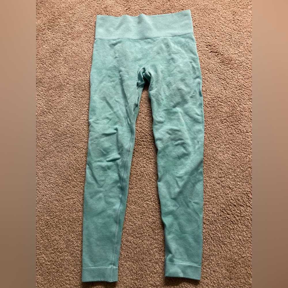Gymshark Camo Leggings TEAL